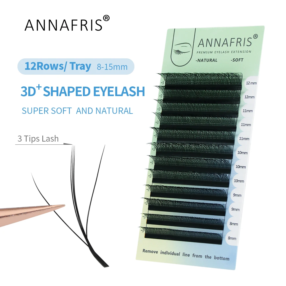 ANNAFRIS 3D W 3 코어 속눈썹 연장 자연 소 - Red Clover Flower 리뷰 및 가격