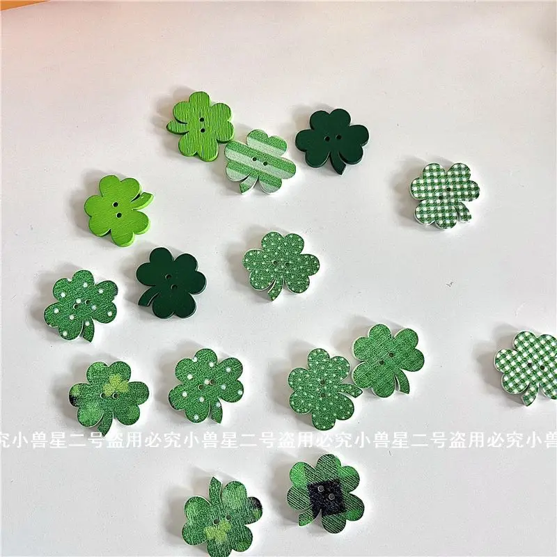 일본 레트로 초창기 스타일 녹색 클로버 나무 단추, 아 - Red Clover Flower 리뷰 및 가격