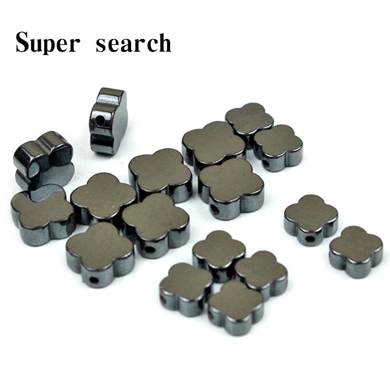 클로버 블랙 적철광 스톤 플랫 카보 숑 4mm 6mm  - Red Clover Flower 리뷰 및 가격
