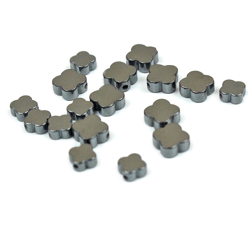 클로버 블랙 적철광 스톤 플랫 카보 숑 4mm 6mm  - Red Clover Flower 리뷰 및 가격